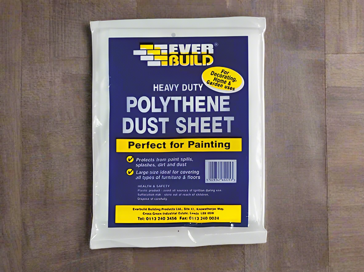 Heavy Duty Polythene Dust Sheet EverBuild