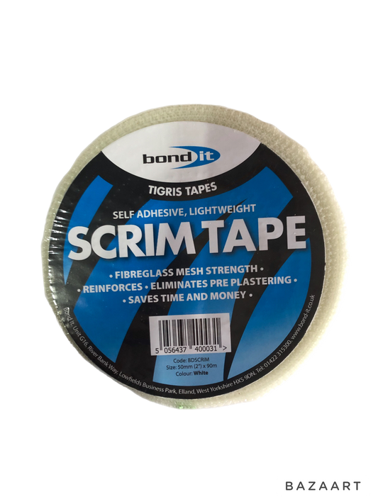 Bond-It Brilliance: 2-Inch x 90m Self-Adhesive Lightweight Scrim Tape – Unmatched Adhesion for Flawless Results