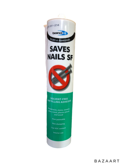 Pure Perfection: Bond-It Save Nail SF - The Ultimate Solvent-Free White Gap Filling Adhesive