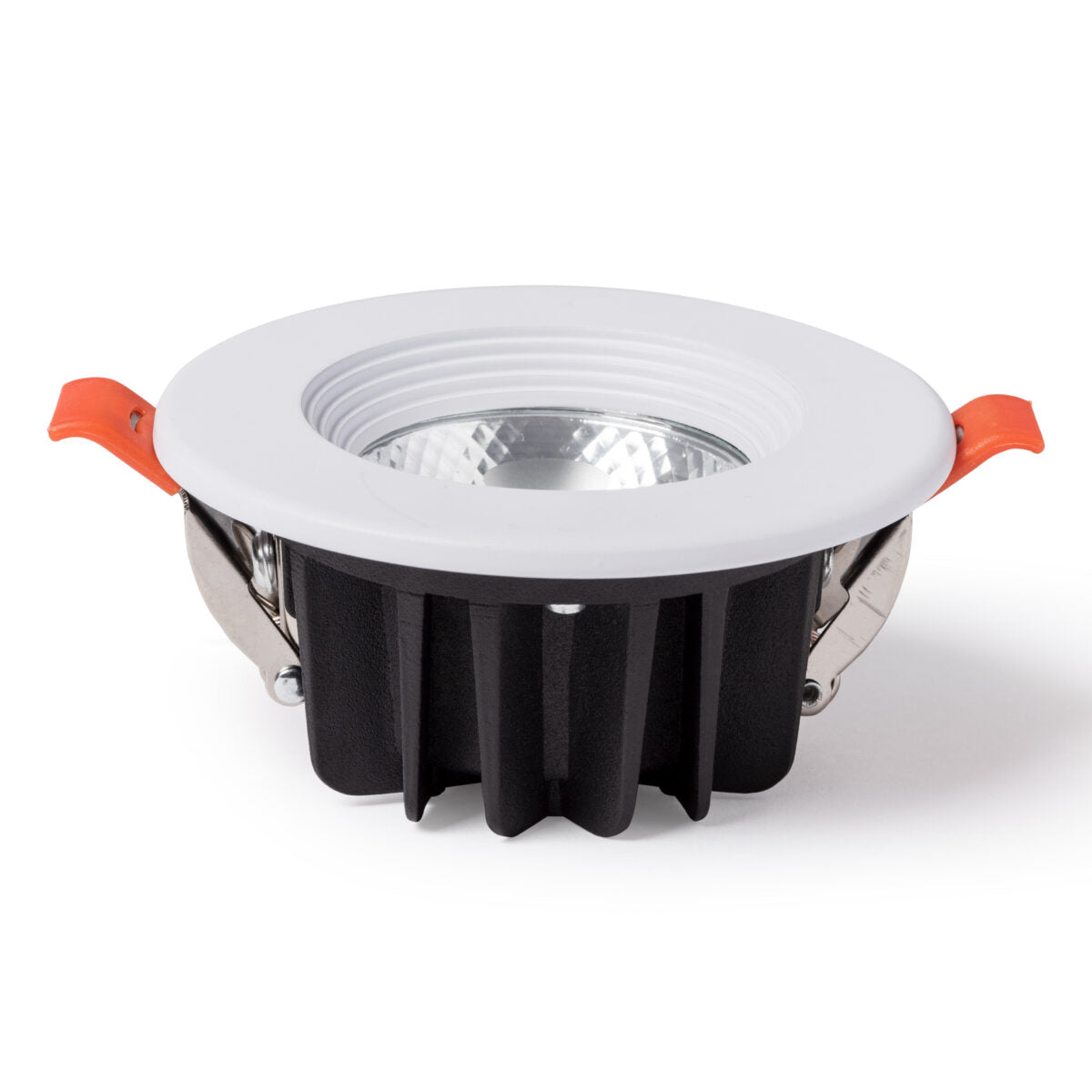 LED Downlight 3500K – 7W – White/Chrome Frame